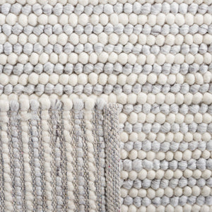 Safavieh Natura 220 Hand Woven Wool and Cotton Contemporary Rug Ivory / Light Grey NAT220G-10