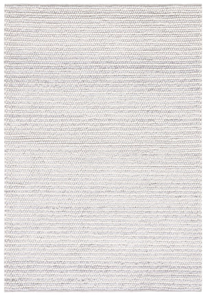 Safavieh Natura Exquisite Hand-woven Area Rug From India - Luxurious Wool & Cotton, Soft Pile, Versatile Style Ivory ,Light Grey Wool And Cotton Nat220g-10sq
