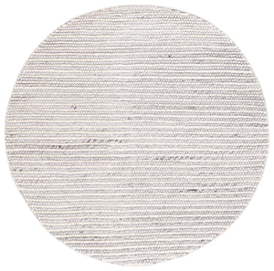 Safavieh Natura Exquisite Hand-woven Area Rug From India - Luxurious Wool & Cotton, Soft Pile, Versatile Style Ivory ,Light Grey Wool And Cotton Nat220g-10sq