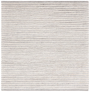 Safavieh Natura Hand-Woven Wool-Cotton Rug 8'X10' Ivory Light Grey — Plush 3/4" Scandinavian Minimalist Luxury NAT220G-68