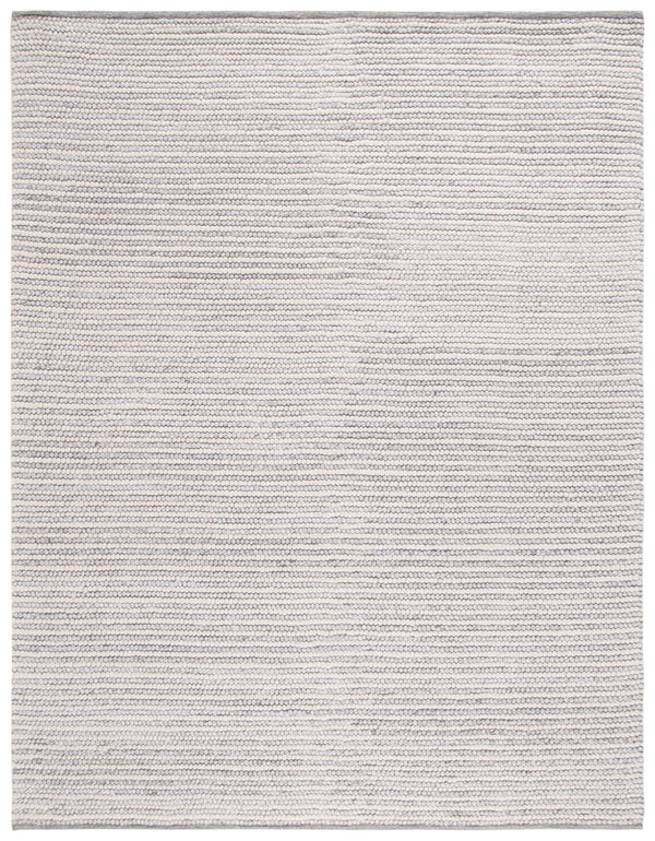 Safavieh Natura Exquisite Hand-woven Area Rug From India - Luxurious Wool & Cotton, Soft Pile, Versatile Style Ivory ,Light Grey Wool And Cotton Nat220g-10sq