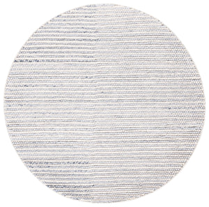 Safavieh Natura Hand-Woven Ivory And Blue Area Rug 8X10 Wool-Cotton Blend, Plush Low Pile, Scandinavian Chic 6'-0" x 8'-0" NAT220M-68
