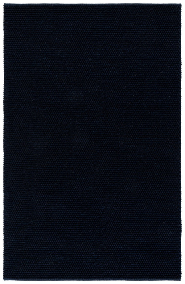Safavieh Natura Hand Woven Wool Cotton Area Rug Plush Navy Pile for Living and Dining Rooms NAT220N-6