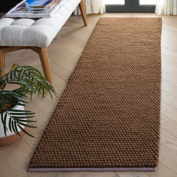 Safavieh Natura Hand Woven Wool Cotton Runner Earthy Tonal Hallway Rug Artisan Crafted NAT220P-28