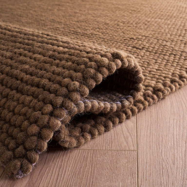 Safavieh Natura Hand Woven Wool Cotton Area Rug Earthy Rust Tones for Living Dining Rooms NAT220P-6