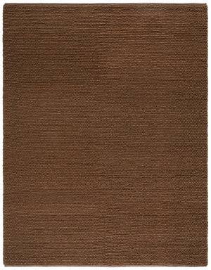 Safavieh Natura Hand Woven Wool Cotton Blend Area Rug Solid Rust Brown Warm Living Room NAT220P-8