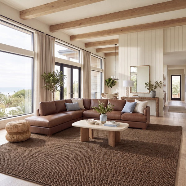 Safavieh Natura Hand Woven Wool Cotton Area Rug Earthy Solid Tonal Weave for Living Rooms NAT220P-9