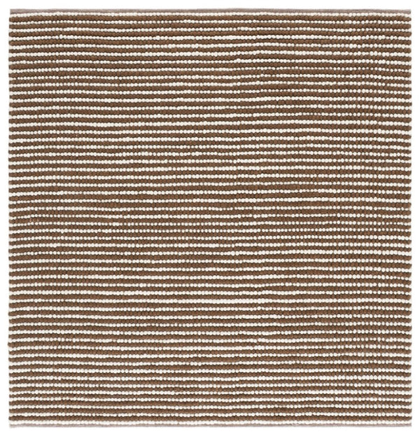 Safavieh Natura Hand Woven Wool Cotton Area Rug Warm Ivory Tones Artisan Bohemian Living Room NAT220R-6SQ