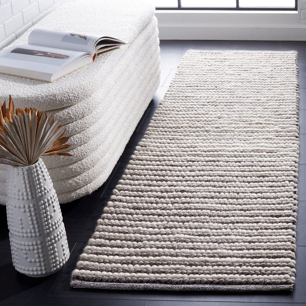 Safavieh Natura Exquisite Hand-woven Area Rug From India - Luxurious Wool & Cotton, Soft Pile, Versatile Style Ivory ,Dark Brown Wool And Cotton Nat220t-10