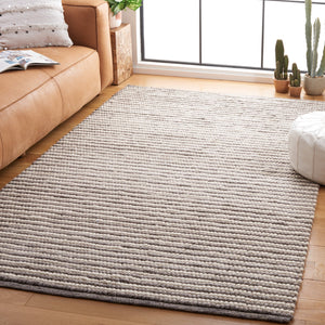 Safavieh Natura Exquisite Hand-woven Area Rug From India - Luxurious Wool & Cotton, Soft Pile, Versatile Style Ivory ,Dark Brown Wool And Cotton Nat220t-10