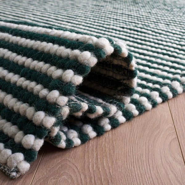 Safavieh Natura Hand Woven Wool Cotton Area Rug Soft Ivory Tonal Solid for Living Room NAT220W-5