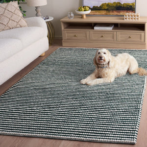 Safavieh Natura Hand Woven Wool Cotton Area Rug Soft Ivory Tonal Solid for Living Room NAT220W-5