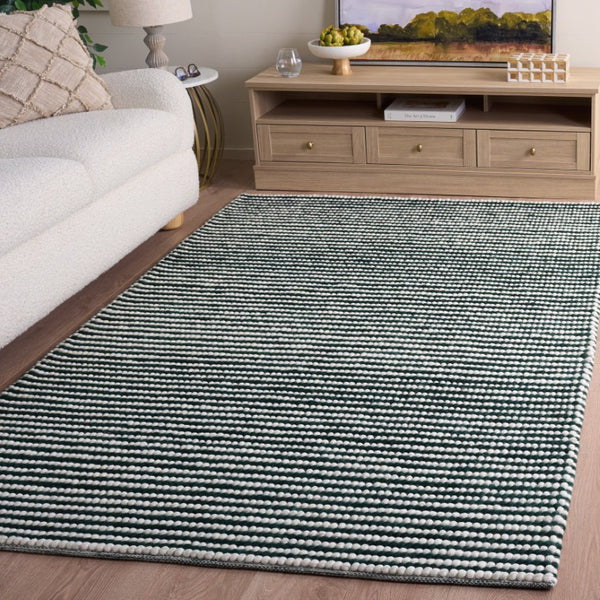 Safavieh Natura Hand Woven Wool Cotton Area Rug Soft Ivory Tonal Solid for Living Room NAT220W-5