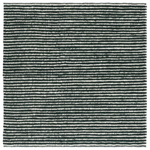 Safavieh Natura Hand Woven Wool Cotton Blend Square Rug Artisan Ivory Tonal Accent NAT220W-6SQ