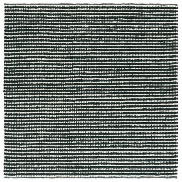 Safavieh Natura Hand Woven Wool Cotton Blend Square Rug Artisan Ivory Tonal Accent NAT220W-6SQ