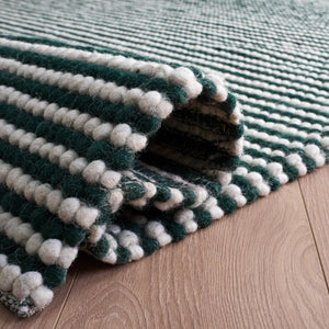 Safavieh Natura Hand Woven Wool Cotton Area Rug Solid Tonal Ivory Green Living Room Accent NAT220W-6