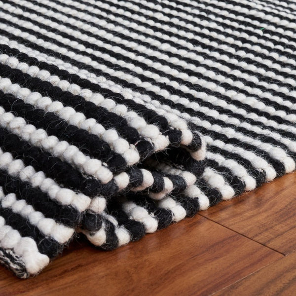 Safavieh Natura Hand Woven Wool Cotton Area Rug Solid Ivory Artisan Texture for Modern Rooms NAT220X-5