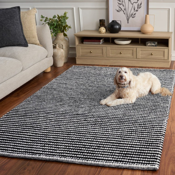 Safavieh Natura Hand Woven Wool Cotton Area Rug Ivory Tonal Solid for Living Room Bedroom NAT220X-6