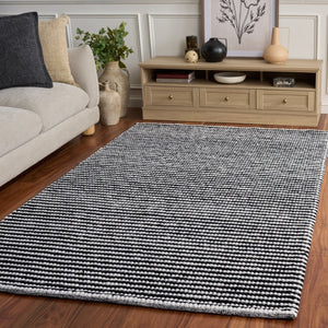 Safavieh Natura Hand Woven Wool Cotton Area Rug Ivory Tonal Solid for Living Room Bedroom NAT220X-6
