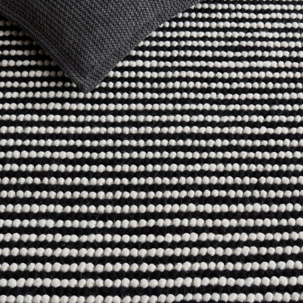 Safavieh Natura Hand Woven Wool Cotton Area Rug Ivory Black Minimalist Living Room Accent NAT220X-8