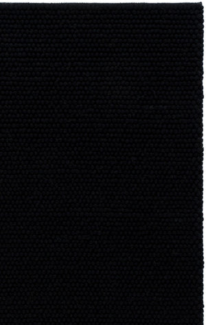 Safavieh Natura Hand-Woven Wool Cotton Solid Black Area Rug for Living Room or Bedroom NAT220Z-5