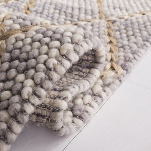 Safavieh Natura Handwoven Wool Cotton Diamond Lattice Area Rug for Modern Living Spaces NAT223G-68
