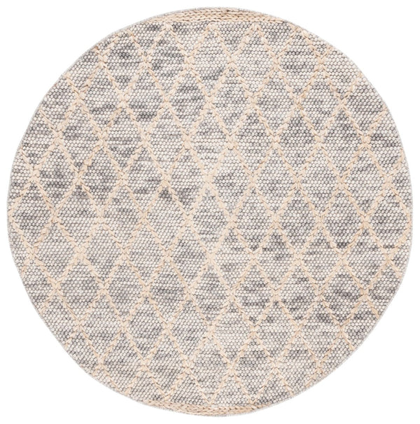 Safavieh Natura Handwoven Geometric Runner Rug - Elevate Your Home With Timeless Style And Comfort Light Grey ,Natural 80% Wool,20% Cotton Nat223g-213