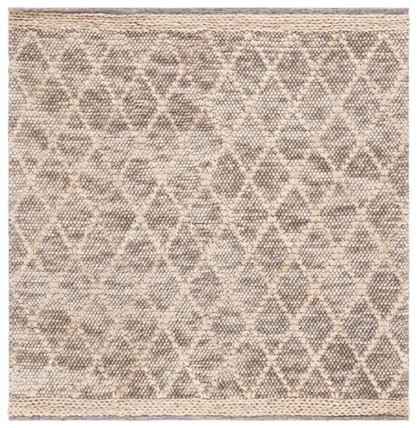 Safavieh Natura Handwoven Area Rug - Timeless Geometric Design In Elegant Teal And Natural Tones For Your Home Brown ,Natural 80% Wool,20% Cotton Nat223t-6sq