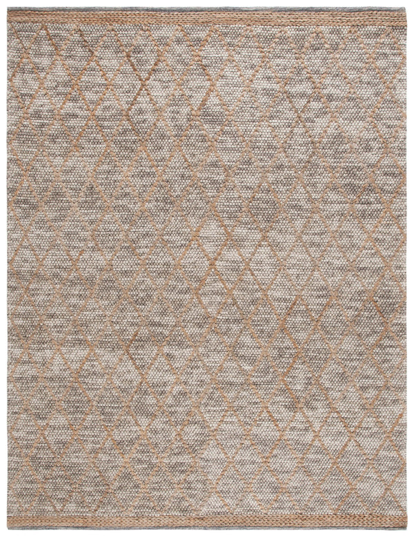 Safavieh Natura Handwoven Area Rug - Timeless Geometric Design In Elegant Teal And Natural Tones For Your Home Brown ,Natural 80% Wool,20% Cotton Nat223t-6sq