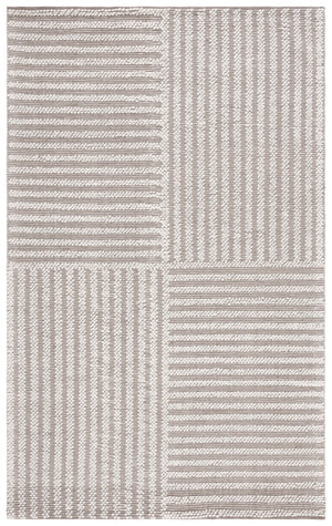 Safavieh Natura Exquisite Hand-woven Area Rug – Modern Design With Timeless Craftsmanship For Any Space Ivory ,Taupe 60% Wool,40% Cotton Nat227e-6sq