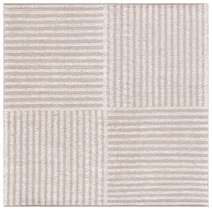 Safavieh Natura Exquisite Hand-woven Area Rug – Modern Design With Timeless Craftsmanship For Any Space Ivory ,Taupe 60% Wool,40% Cotton Nat227e-6sq