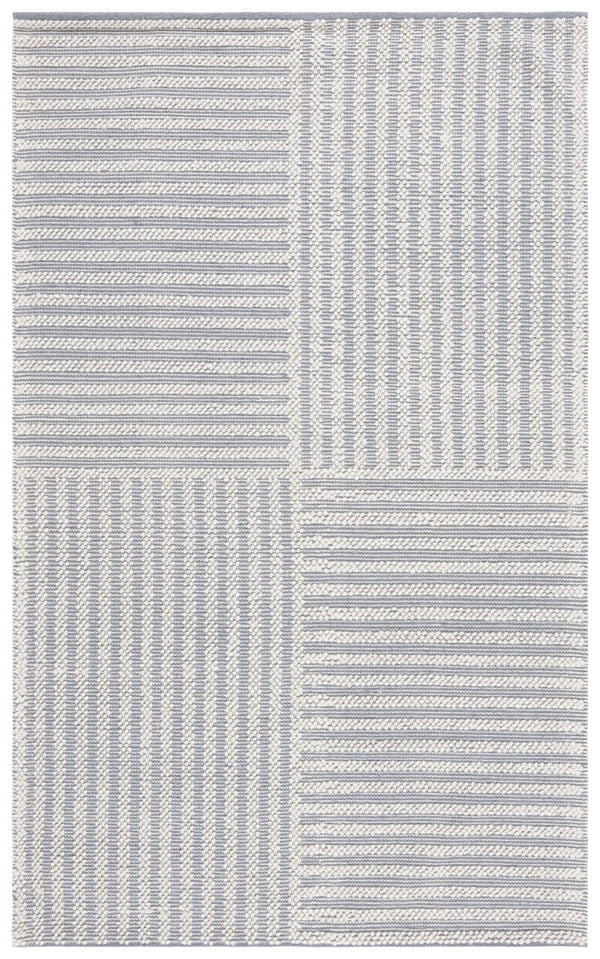 Safavieh Natura Exquisite Hand-woven Area Rug – Modern Design With Timeless Craftsmanship For Any Space Ivory ,Grey 60% Wool,40% Cotton Nat227f-6sq