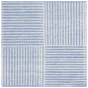 Safavieh Natura Exquisite Hand-woven Area Rug – Modern Design With Timeless Craftsmanship For Any Space Ivory ,Blue 60% Wool,40% Cotton Nat227m-3