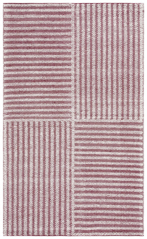 Safavieh Natura Exquisite Hand-woven Area Rug – Modern Design With Timeless Craftsmanship For Any Space Ivory ,Red 60% Wool,40% Cotton Nat227q-6sq