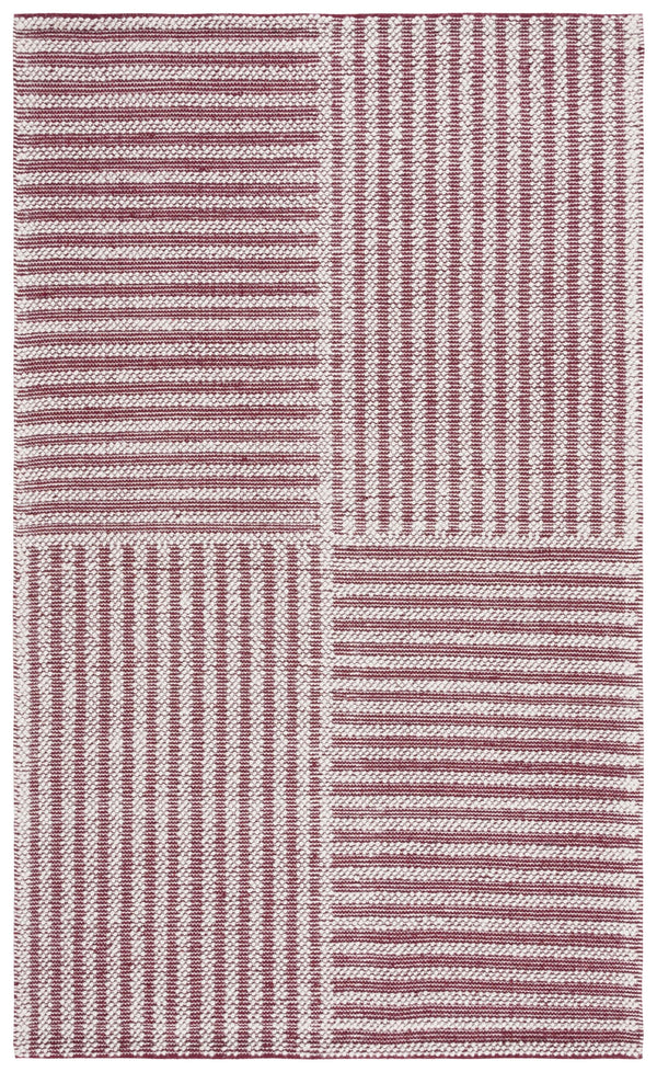 Safavieh Natura Exquisite Hand-woven Area Rug – Modern Design With Timeless Craftsmanship For Any Space Ivory ,Red 60% Wool,40% Cotton Nat227q-6sq