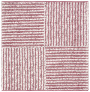 Safavieh Natura Exquisite Hand-woven Area Rug – Modern Design With Timeless Craftsmanship For Any Space Ivory ,Red 60% Wool,40% Cotton Nat227q-6sq