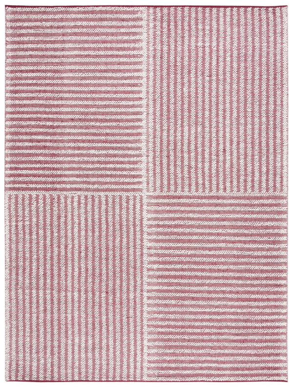 Safavieh Natura Exquisite Hand-woven Area Rug – Modern Design With Timeless Craftsmanship For Any Space Ivory ,Red 60% Wool,40% Cotton Nat227q-6sq