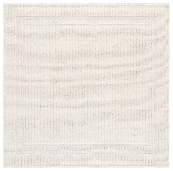 Safavieh Natura Hand-Loomed Ivory Wool Rug — Scandinavian Minimalist Low-Profile Pile For Cozy Living Spaces 8'-0" x 10'-0" NAT229A-8