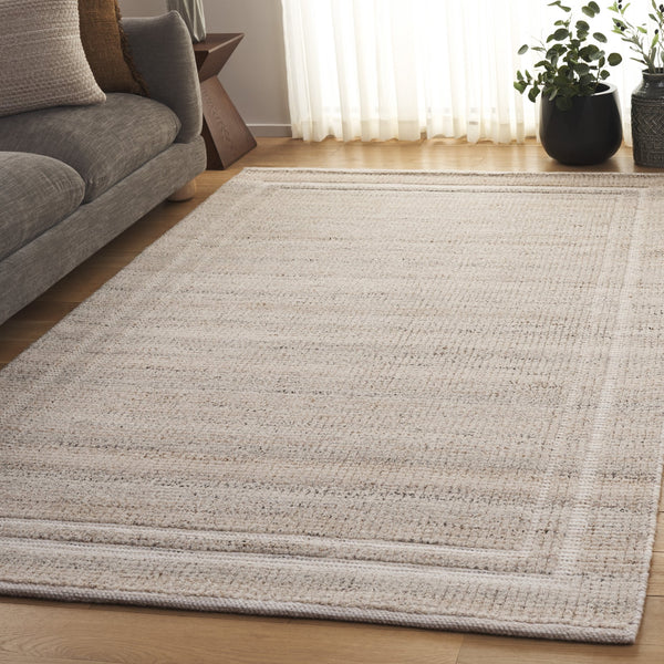 Safavieh Natura Hand-Loomed Wool Rug Beige — Plush 5/8" Pile, Scandinavian Modern Design, Durable Artisanal Quality 8'-0" x 10'-0" NAT229B-8