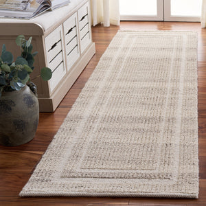 Safavieh Natura Hand-Loomed Wool Rug In Soft Taupe — Low-Profile Texture, Timeless Scandinavian-Modern Warmth And Quality 6'-0" x 6'-0" NAT229E-6SQ