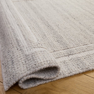 Safavieh Natura Hand-Loomed Wool Rug In Soft Taupe — Low-Profile Texture, Timeless Scandinavian-Modern Warmth And Quality 6'-0" x 6'-0" NAT229E-6SQ