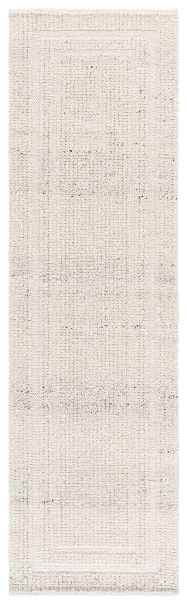 Safavieh Natura Hand-Woven Grey Wool Rug — Scandinavian-Inspired Plush Texture, Durable Indian Craftsmanship 4'-0" x 6'-0" NAT229F-4