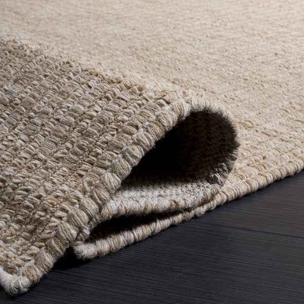 Safavieh Natura Hand-Woven Beige Wool Rug — Low-Profile, Timeless Texture For Living Rooms & Dining Spaces 6'-0" x 9'-0" NAT230B-6