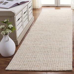 Safavieh Natura Hand-Woven Wool Area Rug With Low 1/4" Pile In Muted Grey And Rust Accents For Modern Rooms 6'-0" x 9'-0" NAT230F-6