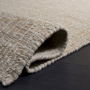 Safavieh Natura Handwoven Wool Area Rug In Grey And Rust Tones — Low‑Profile, Durable, Artisanal Warmth For Modern Spaces 3'-0" x 5'-0" NAT230F-3