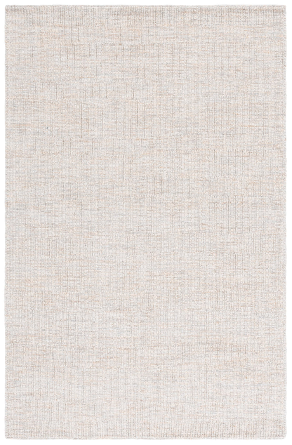 Safavieh Natura Hand-Woven Wool Area Rug With Low 1/4" Pile In Muted Grey And Rust Accents For Modern Rooms 6'-0" x 9'-0" NAT230F-6