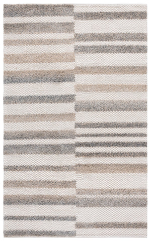 Safavieh Natura Handloomed Runner Rug - Elegant Neutral Design For Hallways, Soft Underfoot Comfort & Style Taupe ,Ivory 60% Wool 30% Pet Yarn,10% Cotton Nat231e-6r