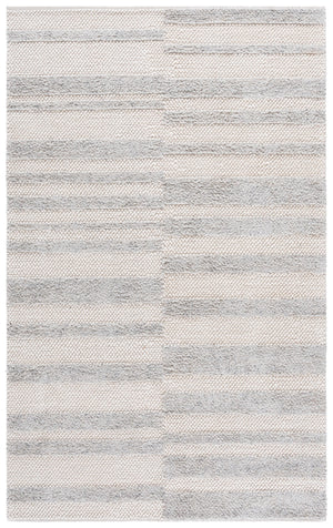 Safavieh Natura Handloomed Runner Rug - Elegant Neutral Design For Hallways, Soft Underfoot Comfort & Style Light Grey ,Ivory 60% Wool 30% Pet Yarn,10% Cotton Nat231f-28