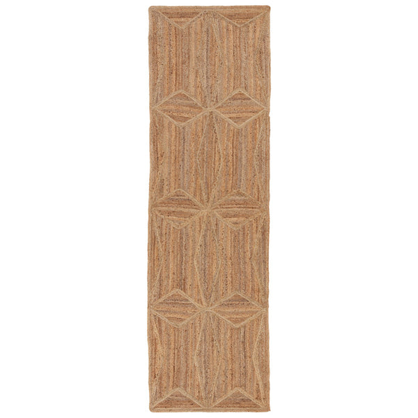 Jaipur Living Naturals Tobago Abel Nat23 Handwoven Handmade 100% Jute Geometric Geometric Indoor Rug Tan 100% Jute Rug137493
