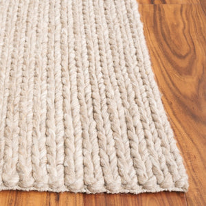 Safavieh Natura Handwoven Wool Viscose Area Rug Soft Tonal Weave for Living Room or Bedroom Beige NAT254B-5